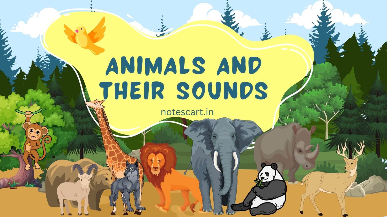 Animals and Their Sounds in Hindi and English